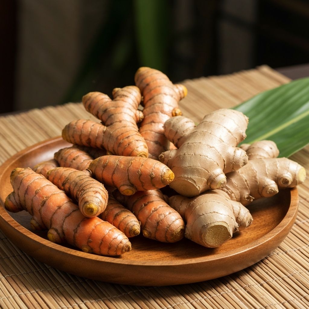 Fresh tropical roots for natural support